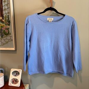 St. John's Bay Sky Blue Knit Top
